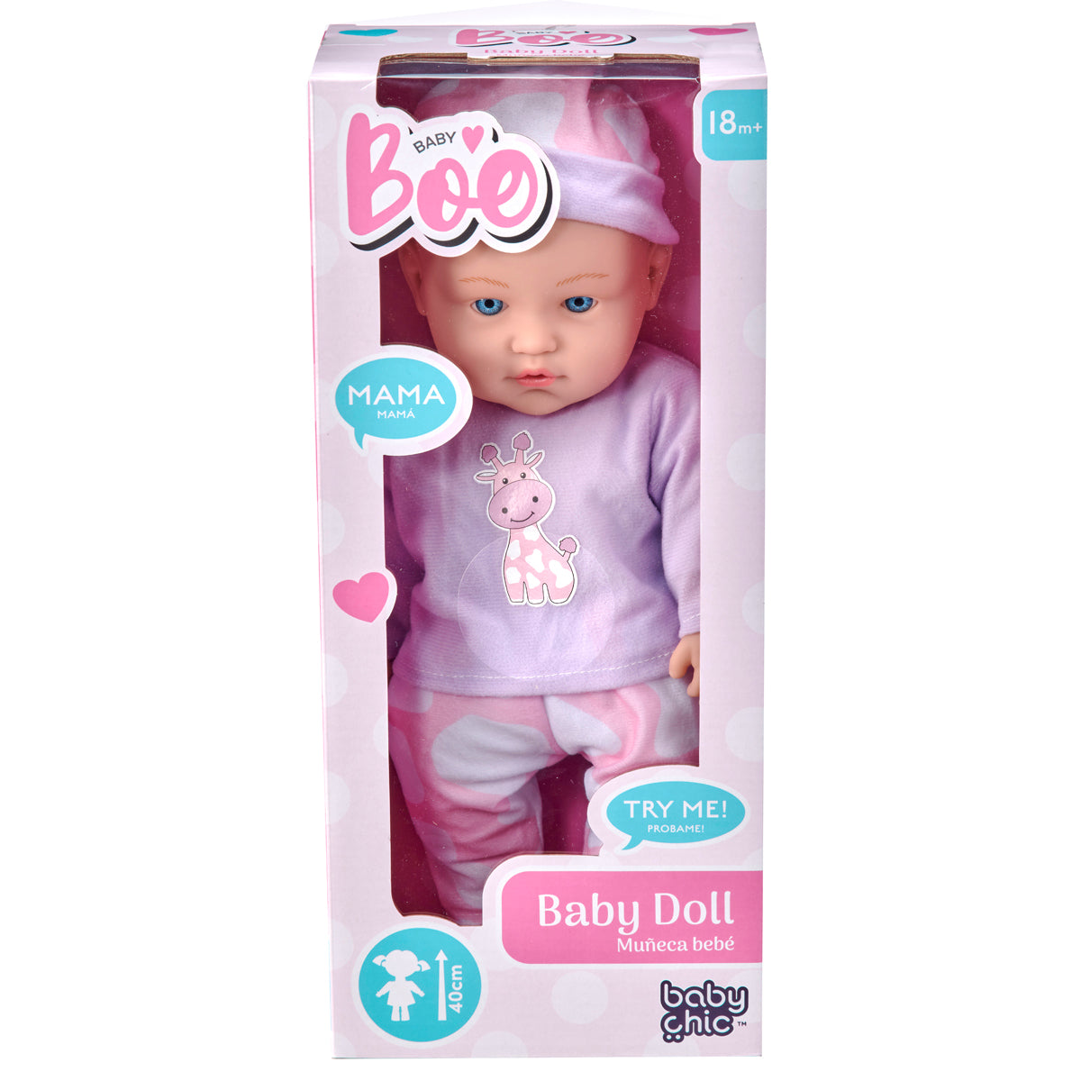 Baby Boo Talking Doll (40cm) (Syles Vary)