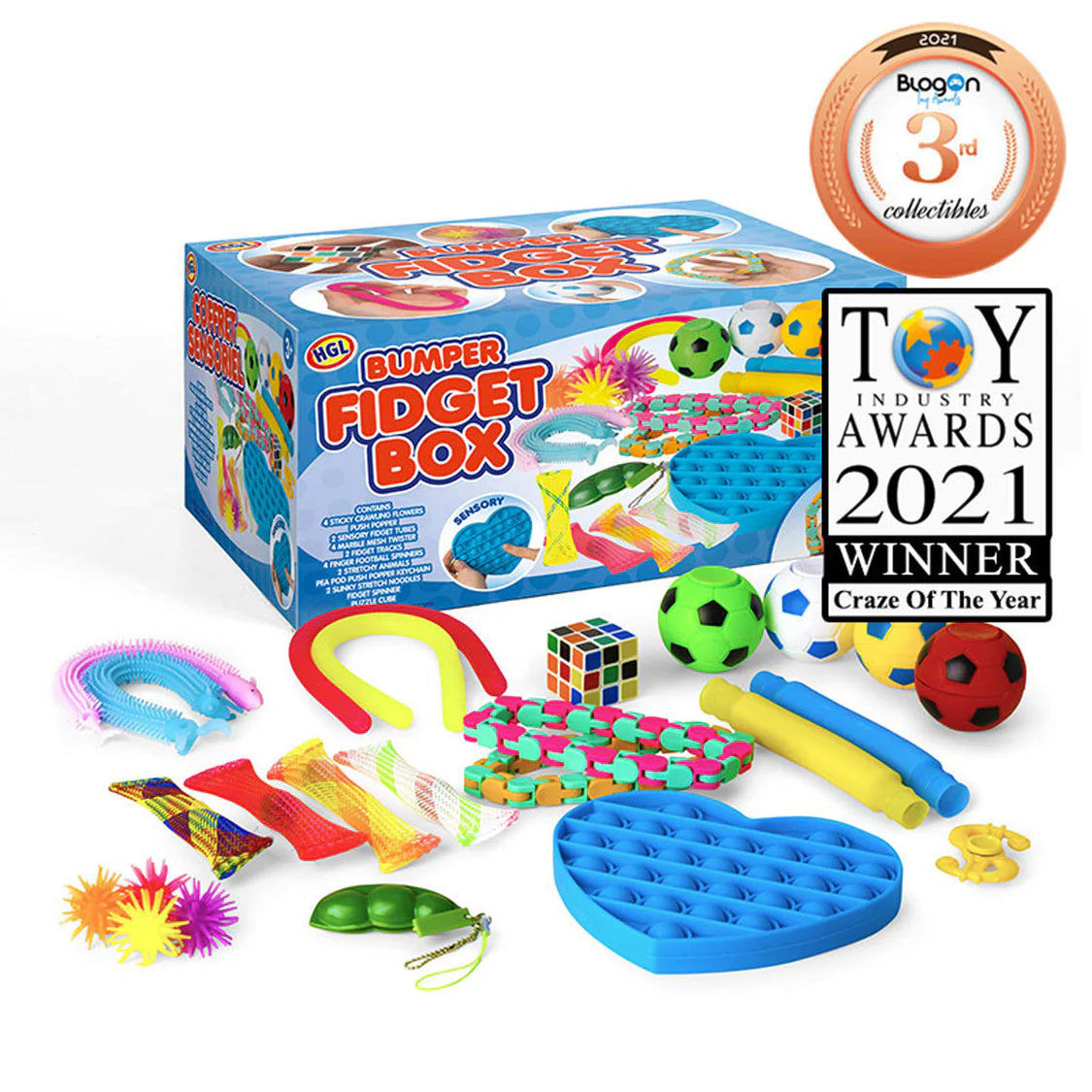 BUMPER FIDGET BOX 24 PIECES