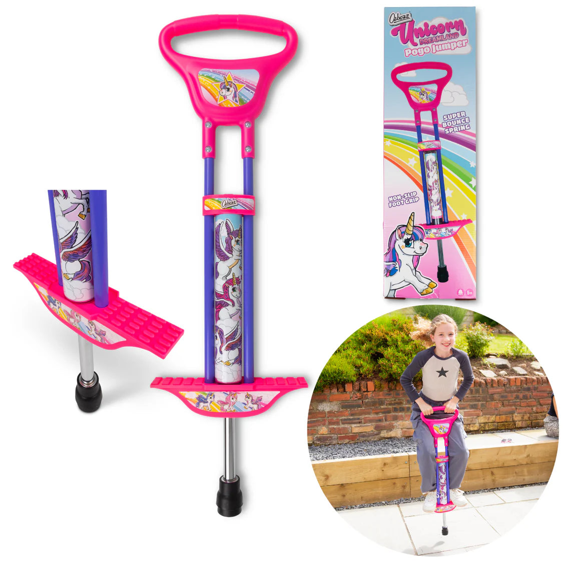 UNICORN POGO STICK 89CM