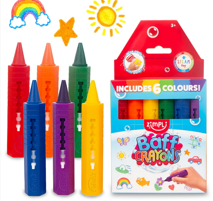 BAFF CRAYONS - 6 PACK