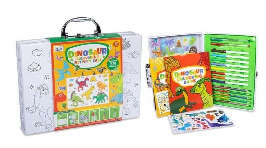 Dinosaur Colouring Set & Activity Case