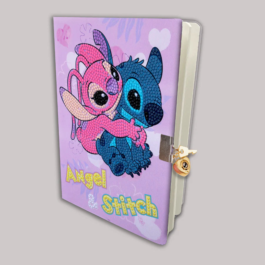 Stitch & Angel" Disney Crystal Art Secret Diary