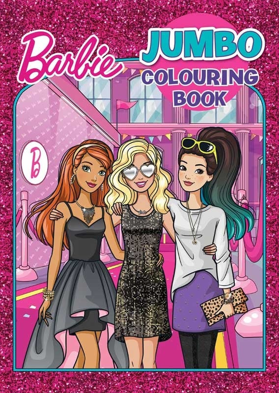 BARBIE JUMBO COLOURING BOOK