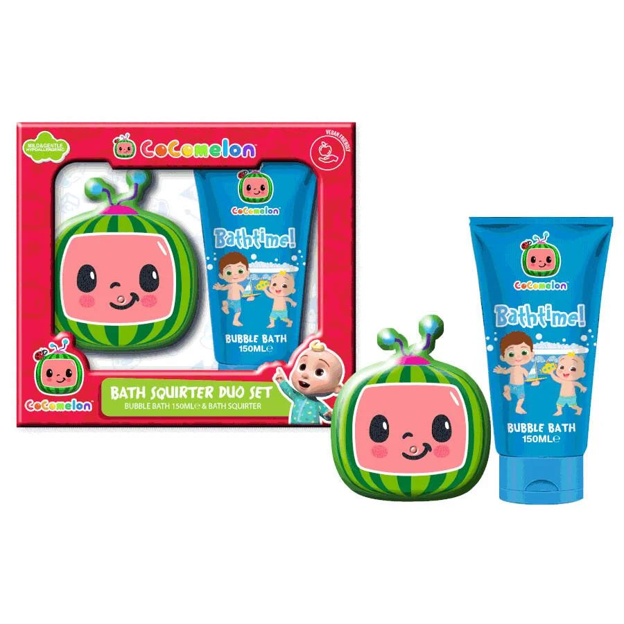 Cocomelon Bubble Bath & Bath Squirter Set