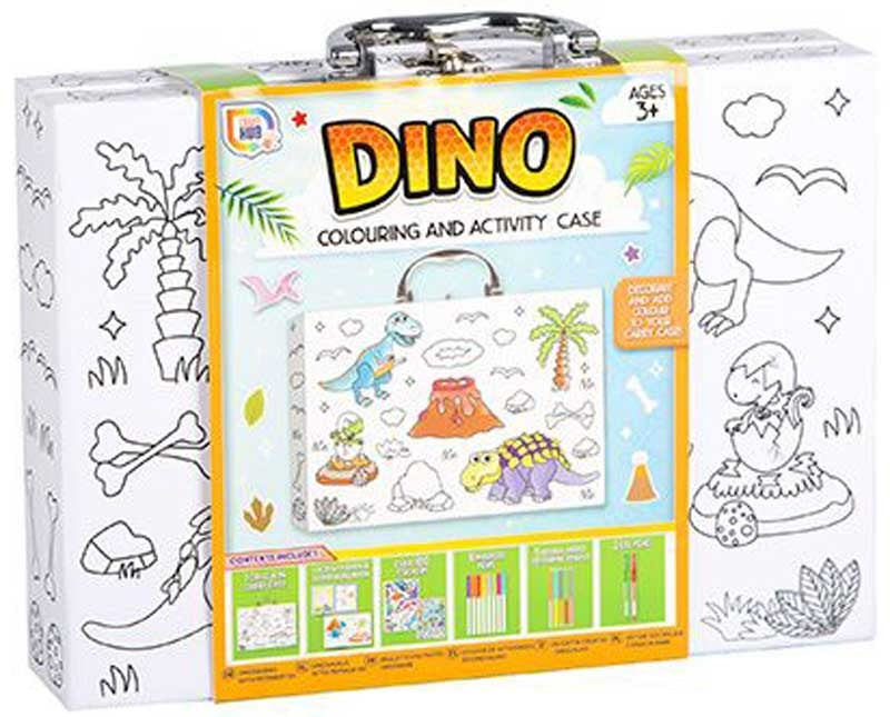 Dinosaur Colouring Set & Activity Case