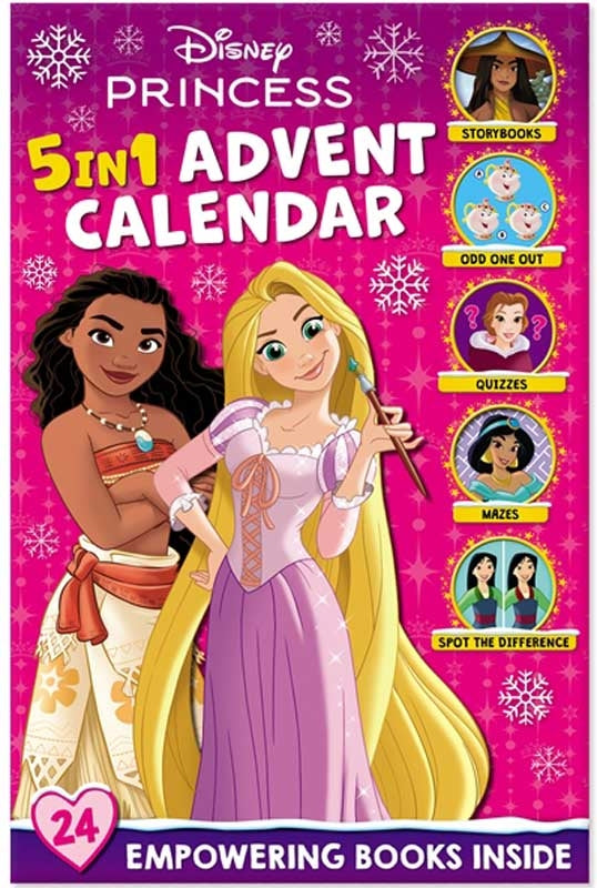 DISNEY PRINCESS 5-IN-1 ADVENT CALENDAR