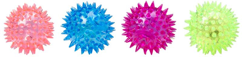 LIGHT-UP SPIKEY BALL Random sent