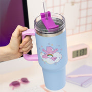 Care Bears 1200ml Insulated Cup and Straw Mug